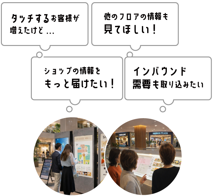 サイネージのお悩み